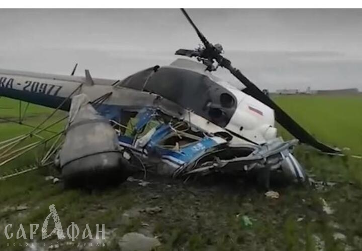 В Краснодарском крае при крушении вертолета погиб пилот